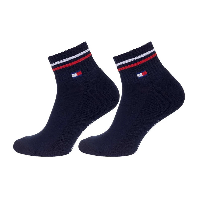 Tommy Hilfiger TH Uni Tj Quarter 2P Iconic Dark Navy 701228177 002  (TH1290-b) socks