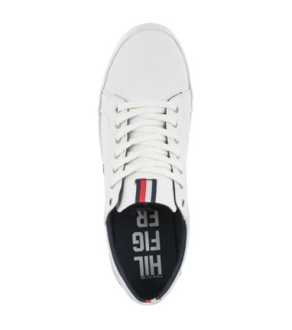 Tommy Hilfiger Iconic Long Lace Sneaker FM0FM01536-0K4 Triple White (TH112-d) Sneakers