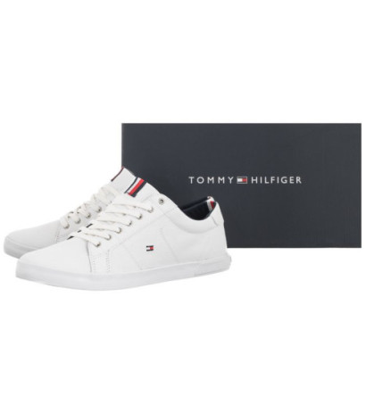 Tommy Hilfiger Iconic Long Lace Sneaker FM0FM01536-0K4 Triple White (TH112-d) Sneakers