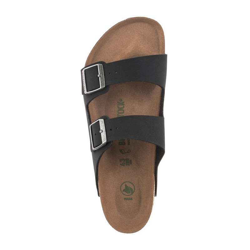 Birkenstock Arizona BS Black Earthy Vegan 1019115 (BK144-a) slippers
