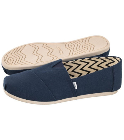 Toms Alpargata Navy Recycled Cotton Canvas 10017660 (TS19-c) Sneakers
