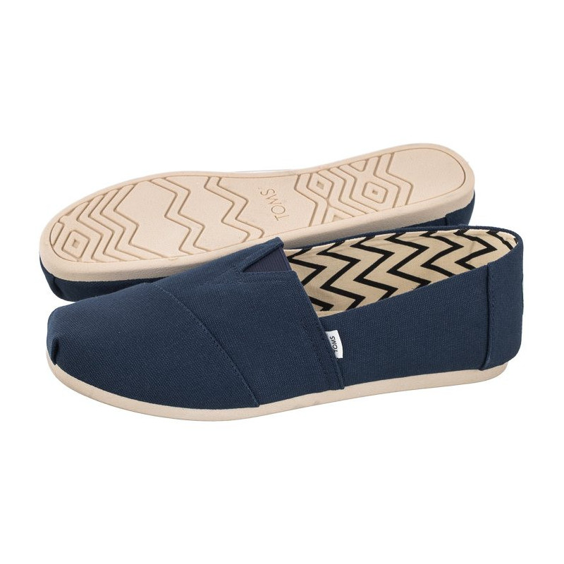 Toms Alpargata Navy Recycled Cotton Canvas 10017660 (TS19-c) Sneakers