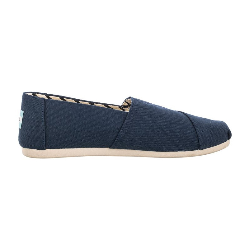 Toms Alpargata Navy Recycled Cotton Canvas 10017660 (TS19-c) Sneakers