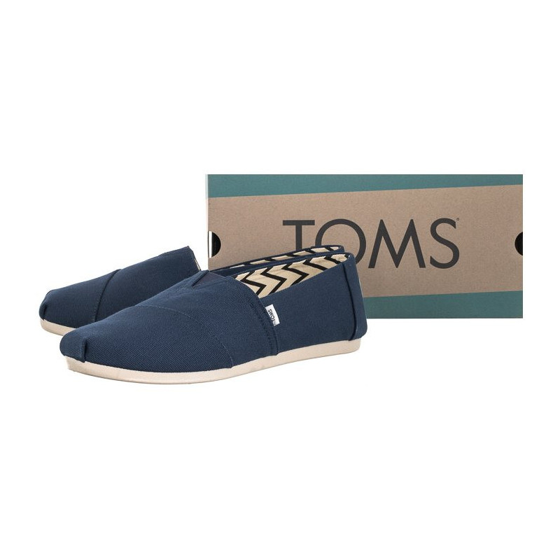 Toms Alpargata Navy Recycled Cotton Canvas 10017660 (TS19-c) Sneakers