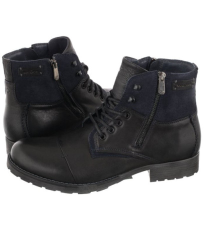 Wojas Czarne/Granatowe 8234-76 (WO101-a) shoes