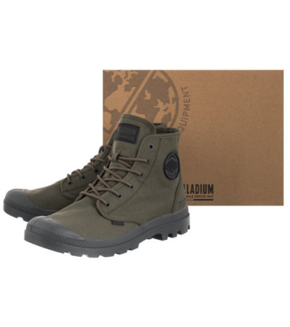 Palladium Pampa Hi Htg Supply Olive Night 77356-325-M (PA99-a) shoes