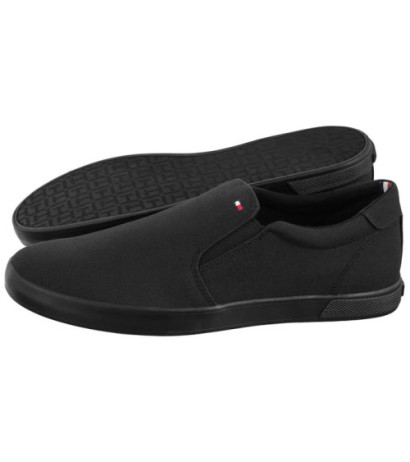 Tommy Hilfiger Iconic Slip On Sneaker FM0FM00597-0GK Triple Black (TH225-c) Sneakers