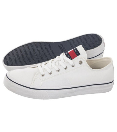 Tommy Hilfiger Tommy Jeans Skate Canvas Ess White EM0EM01175 YBR (TH696-a) sports shoes