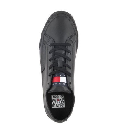 Tommy Hilfiger Tommy Jeans Mens Lace Vulc Ess Black EM0EM01047 BDS (TH705-a) sport shoes
