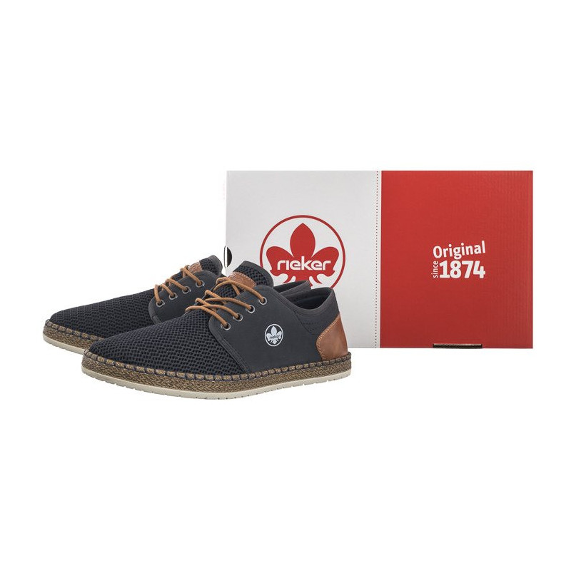 Rieker Granatowe B5249-14 (RI95-a) shoes