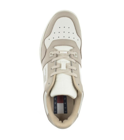 Tommy Hilfiger Tommy Jeans Basket Leather Classic Beige EM0EM01165 ACI (TH762-a) sports shoes