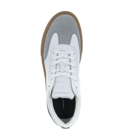 Tommy Hilfiger Corporate Seasonal Cup Leather White FM0FM04491 YBS (TH781-a) shoes