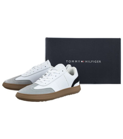 Tommy Hilfiger Corporate Seasonal Cup Leather White FM0FM04491 YBS (TH781-a) shoes