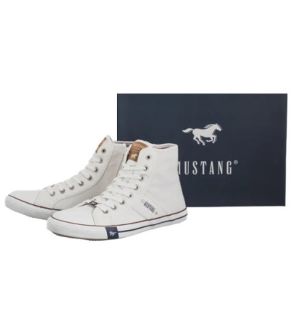 Mustang Białe 4058-505-1 (MU500-c) shoes