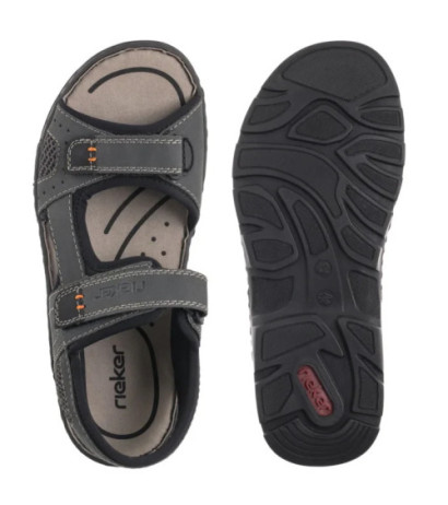 Rieker Szare 26156-47 Grey (RI104-c) sandals