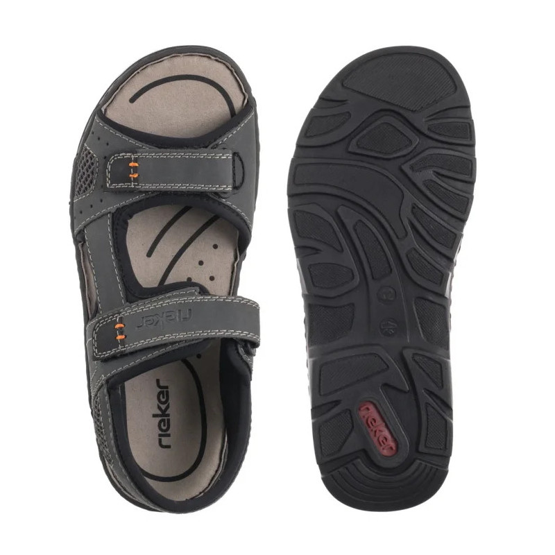 Rieker Szare 26156-47 Grey (RI104-c) sandals