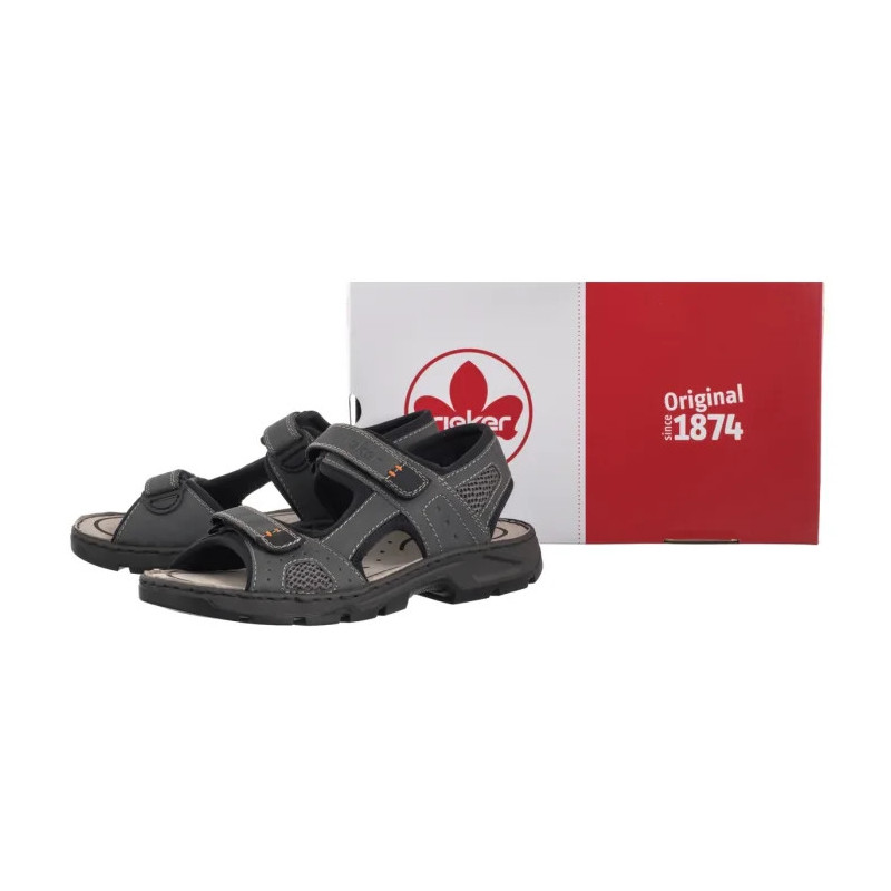 Rieker Szare 26156-47 Grey (RI104-c) sandals