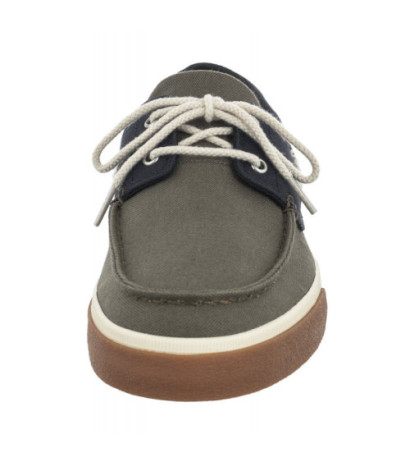 Timberland Union Wharf 2.0 Ek+Boat Shoe Dark Green Canvas 0A2CBR A58 (TI113-a) shoes