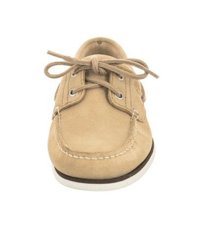 Timberland Classic Boat Boat Shoe Light Beige Suede 0A5QRR DQ9 (TI121-a) shoes