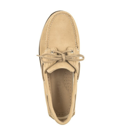Timberland Classic Boat Boat Shoe Light Beige Suede 0A5QRR DQ9 (TI121-a) shoes