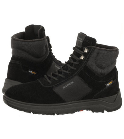 Tommy Hilfiger Core W Mix Cordura Hybrid Boot Black FM0FM04807 BDS (TH857-a) shoes