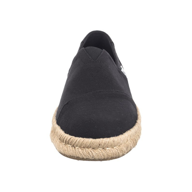 Toms Alp Rope 2.0 Black Recycled Cotton Slubby Woven 10019875 (TS38-b) Sneakers
