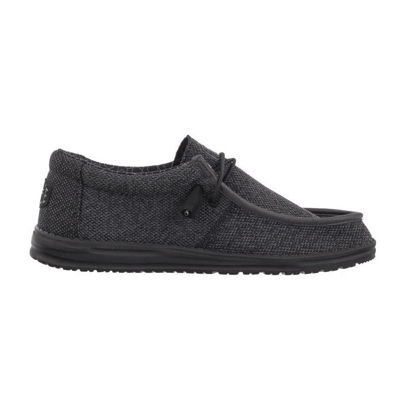 Hey Dude Wally Sox Micro Total Black 40019-0XJ (HY4-g) shoes