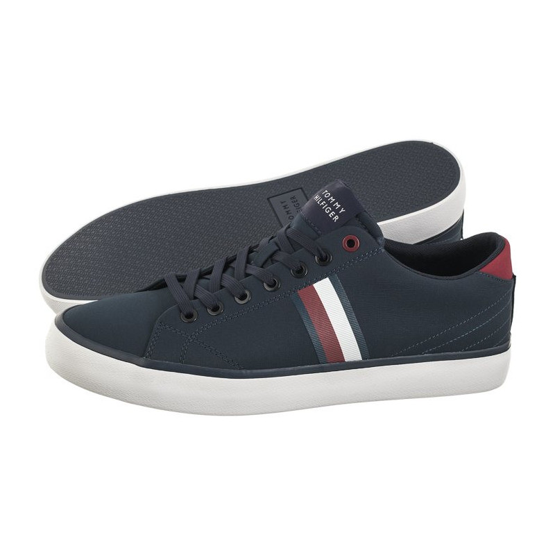 Tommy Hilfiger TH HI Vulc Low Stripes Mesh Desert Sky FM0FM04946 DW5 (TH1012-b) Sneakers