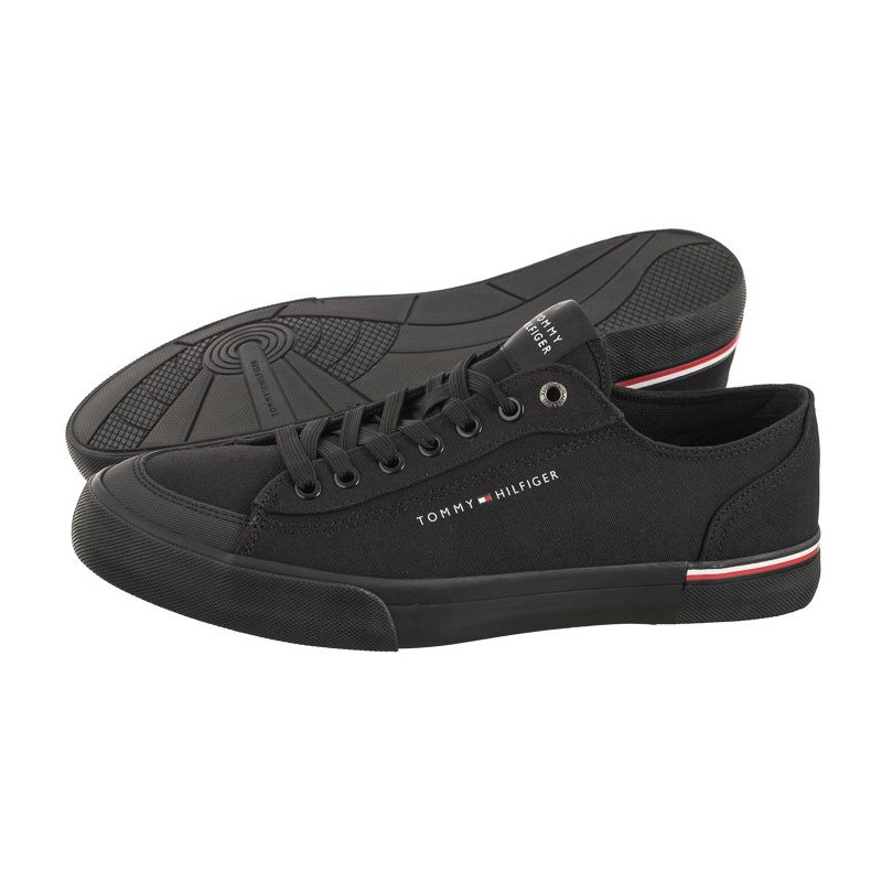 Tommy Hilfiger Corporate Vulc Canvas Black FM0FM04954 BDS (TH1028-a) Sneakers