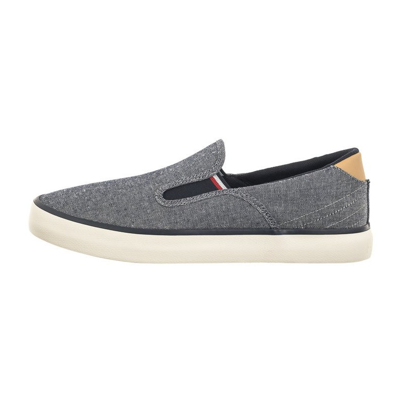 Tommy Hilfiger TH Hi Vulc Low Slipon Chambray Desert Sky FM0FM04947 DW5 (TH1030-a) Sneakers