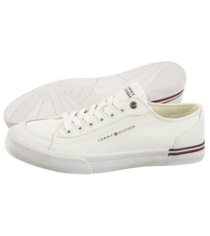Tommy Hilfiger Corporate Vulc Canvas White FM0FM04954 YBS (TH1028-b) Sneakers
