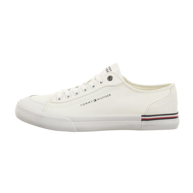 Tommy Hilfiger Corporate Vulc Canvas White FM0FM04954 YBS (TH1028-b) Sneakers