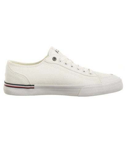 Tommy Hilfiger Corporate Vulc Canvas White FM0FM04954 YBS (TH1028-b) Sneakers