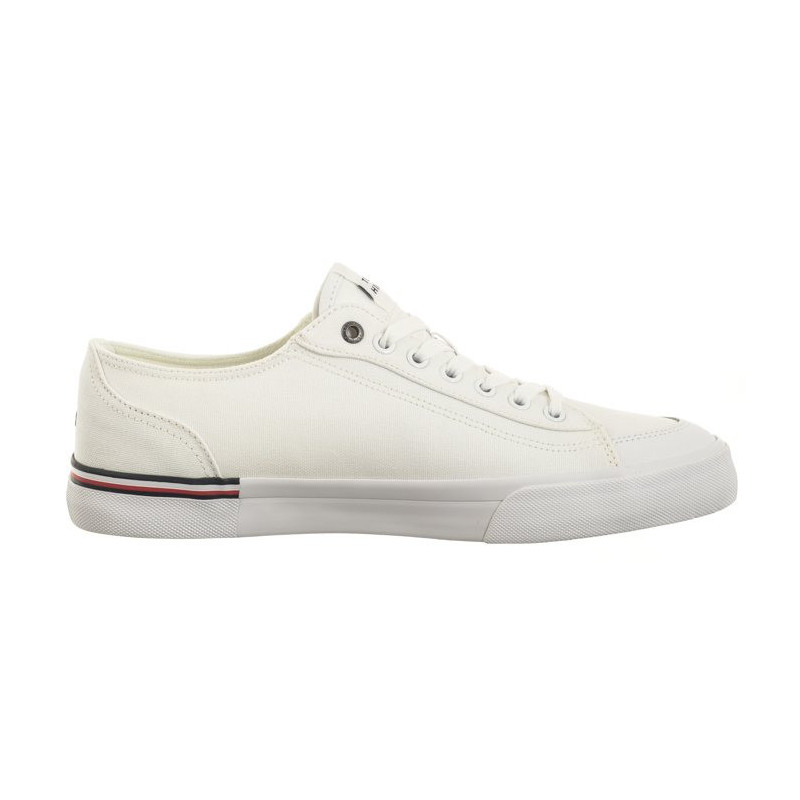 Tommy Hilfiger Corporate Vulc Canvas White FM0FM04954 YBS (TH1028-b) Sneakers