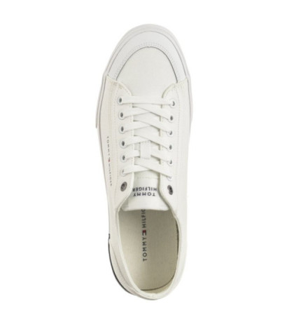 Tommy Hilfiger Corporate Vulc Canvas White FM0FM04954 YBS (TH1028-b) Sneakers