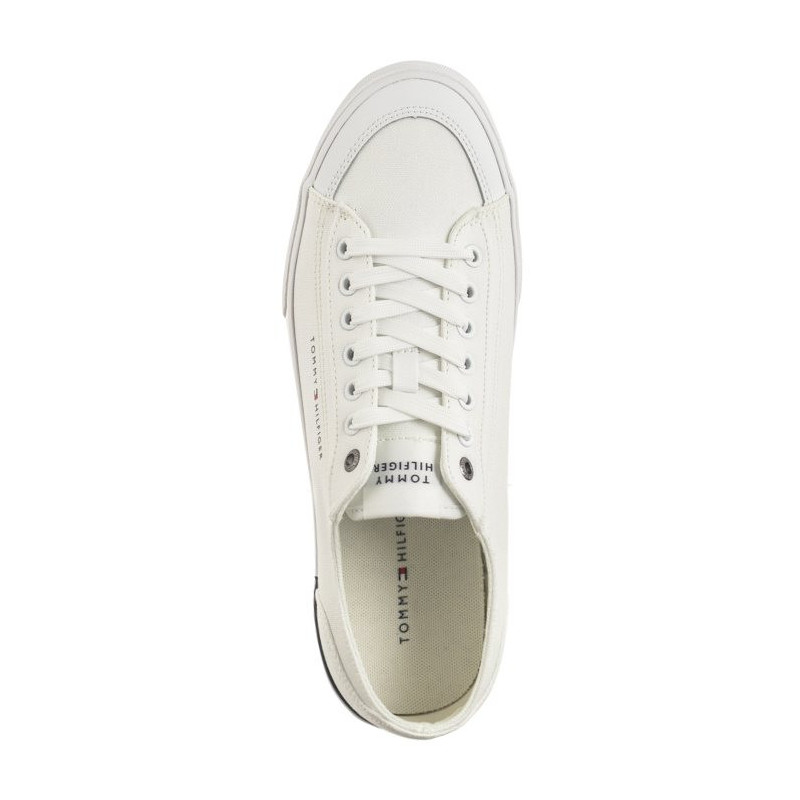 Tommy Hilfiger Corporate Vulc Canvas White FM0FM04954 YBS (TH1028-b) Sneakers