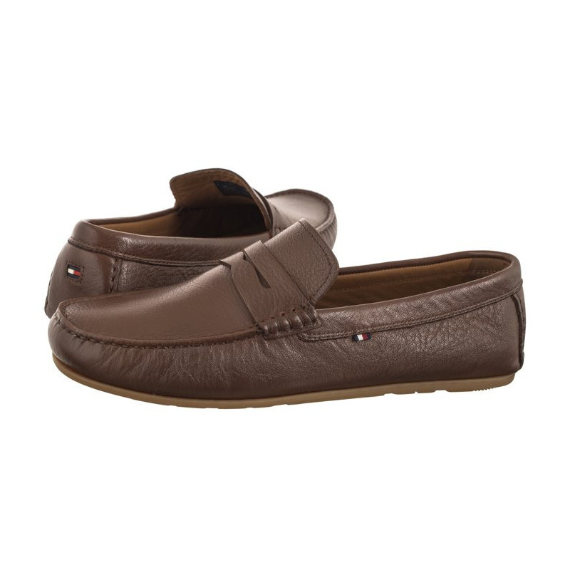 Tommy Hilfiger Casual Hilfiger Leather Driver Winter Cognac FM0FM04999 GVI (TH1034-a) shoes