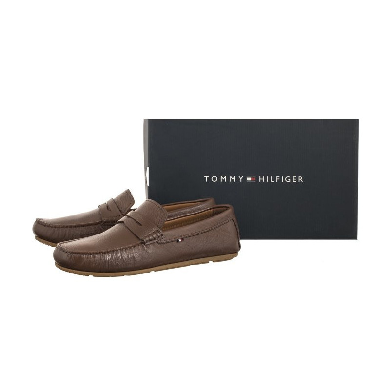 Tommy Hilfiger Casual Hilfiger Leather Driver Winter Cognac FM0FM04999 GVI (TH1034-a) shoes