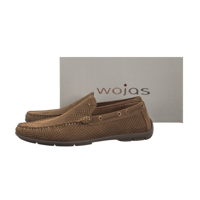 Wojas Beżowe Perforowane 10103-24 (WO181-a) shoes