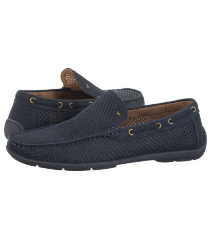 Wojas Granatowe Perforowane 10103-26 (WO181-b) shoes