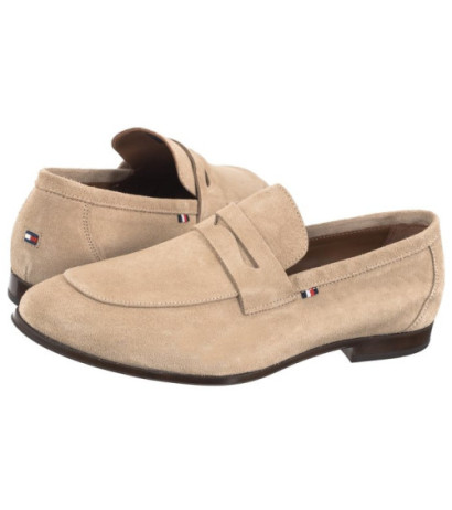 Tommy Hilfiger Casual Light Flexible Sde Loafer Beige FM0FM04988 AEG (TH1050-b) shoes
