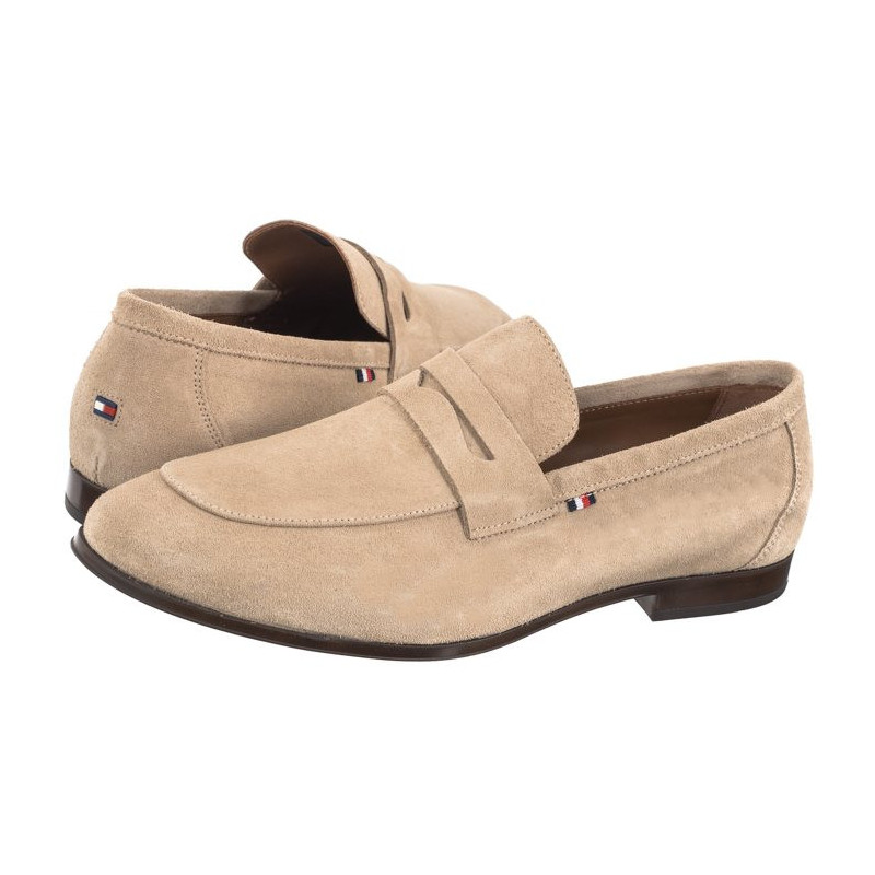 Tommy Hilfiger Casual Light Flexible Sde Loafer Beige FM0FM04988 AEG (TH1050-b) shoes