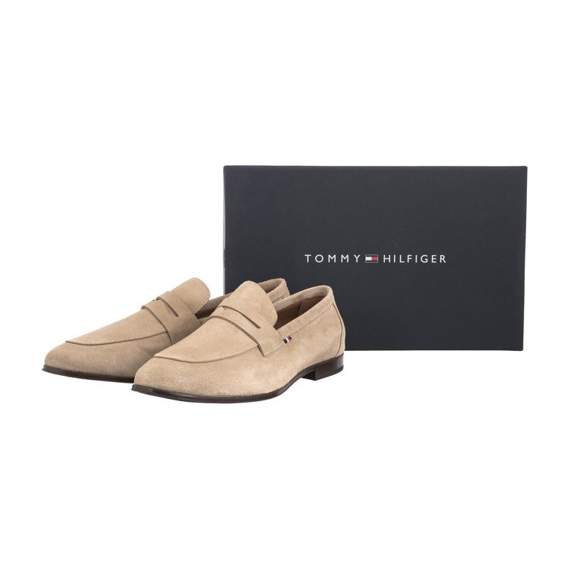 Tommy Hilfiger Casual Light Flexible Sde Loafer Beige FM0FM04988 AEG (TH1050-b) shoes