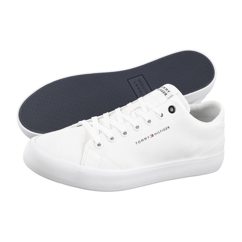 Tommy Hilfiger TH Hi Vulc Low Canvas White FM0FM04882 YBS (TH1079-a) Sneakers