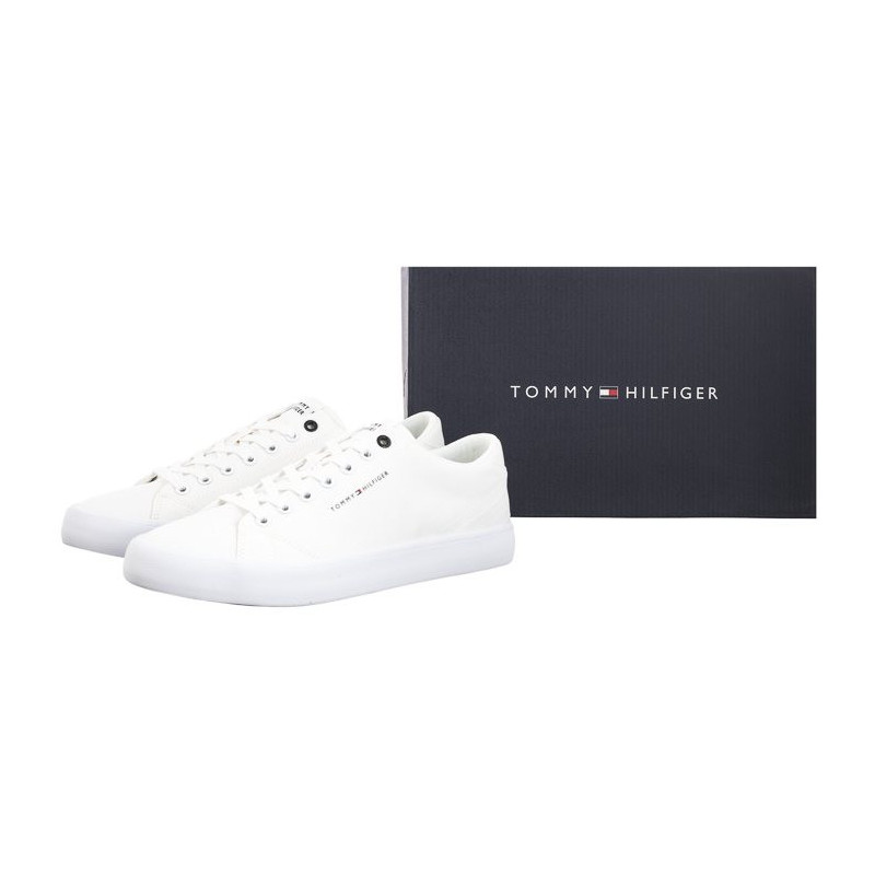 Tommy Hilfiger TH Hi Vulc Low Canvas White FM0FM04882 YBS (TH1079-a) Sneakers