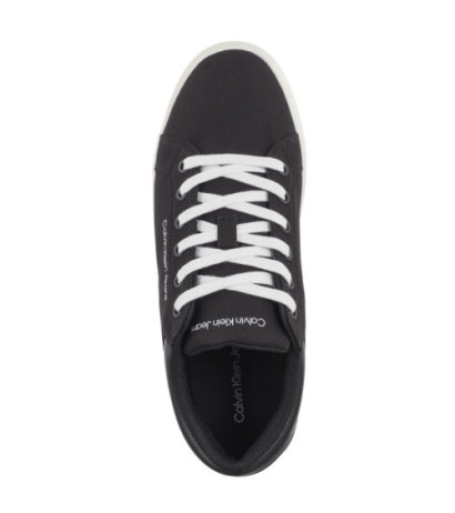 Calvin Klein Classic Cupsole Low Lth In Dc Black/Bright White YM0YM00976 0GM (CK495-a) sports shoes