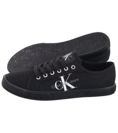Calvin Klein Ess Vulcanized Low Laceup CS ML Triple Black YM0YM00306 0GL (CK497-a) Sneakers