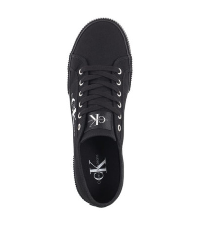 Calvin Klein Ess Vulcanized Low Laceup CS ML Triple Black YM0YM00306 0GL (CK497-a) Sneakers