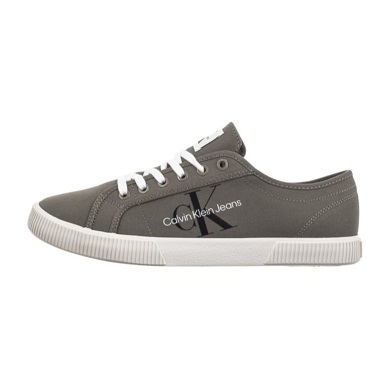 Calvin Klein Ess Vulcanized Low Laceup CS ML Dusty Olive/Bright White YM0YM00306 0IH (CK497-b) Sneakers