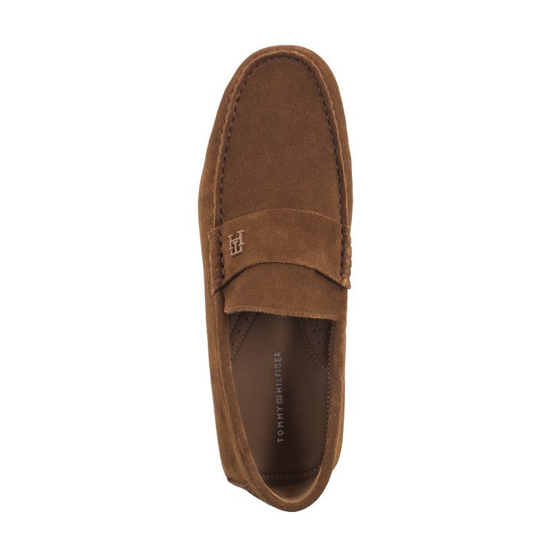 Tommy Hilfiger TH Classic Suede Driver Coconut Grove FM0FM05000 GVQ (TH1092-b) shoes